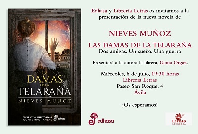LAS DAMAS DE LA TELARAÑA la nueva novela de Nievez Muñoz